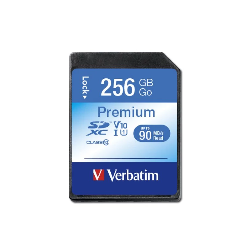 VERBATIM SD 256GB SDXC CLASS 10/UHS-1