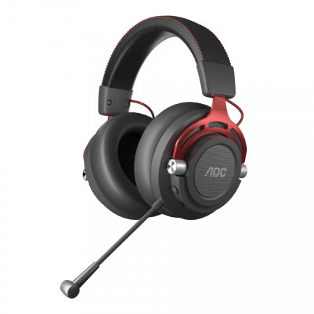 AOC HEADSET 50MM DRIVER WIRELESS 2.4GHZ GAMIMG AUDIO GH401