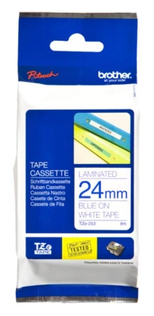 BROTHER FITA 24MM BRANCO AZUL