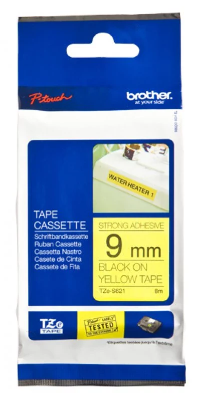 CINTA ROTULADORA AMARILLO / NEGRO 9