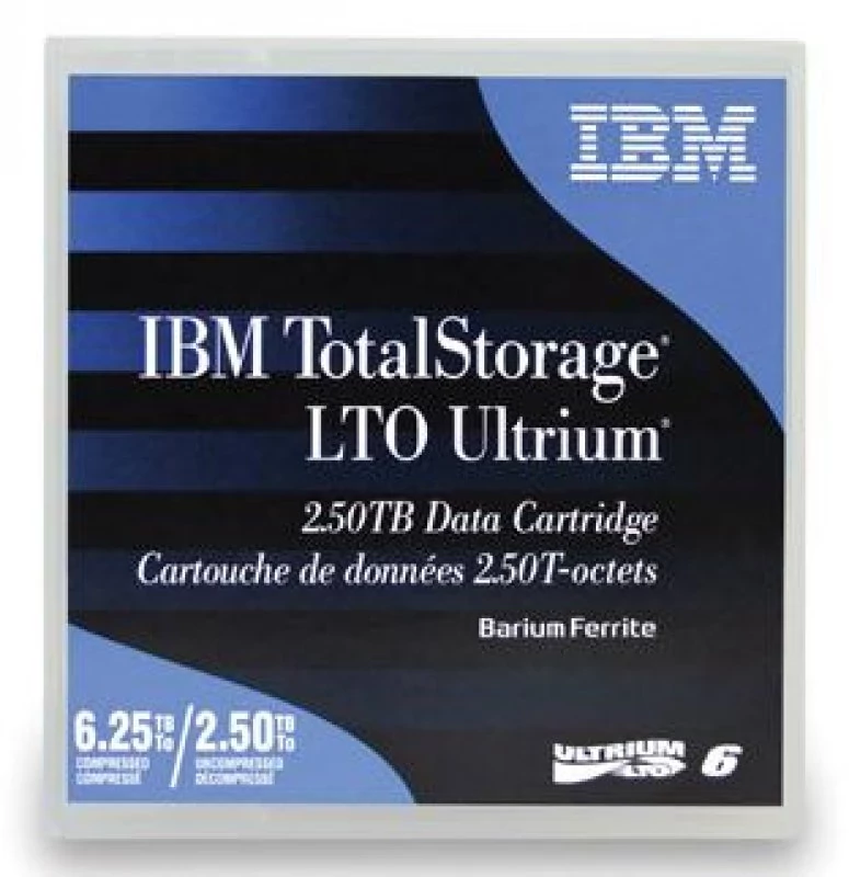 DC IBM Ultrium LTO-6 (BaFe) etiquetado 2,5TB/6,25TB (00V7590ET)