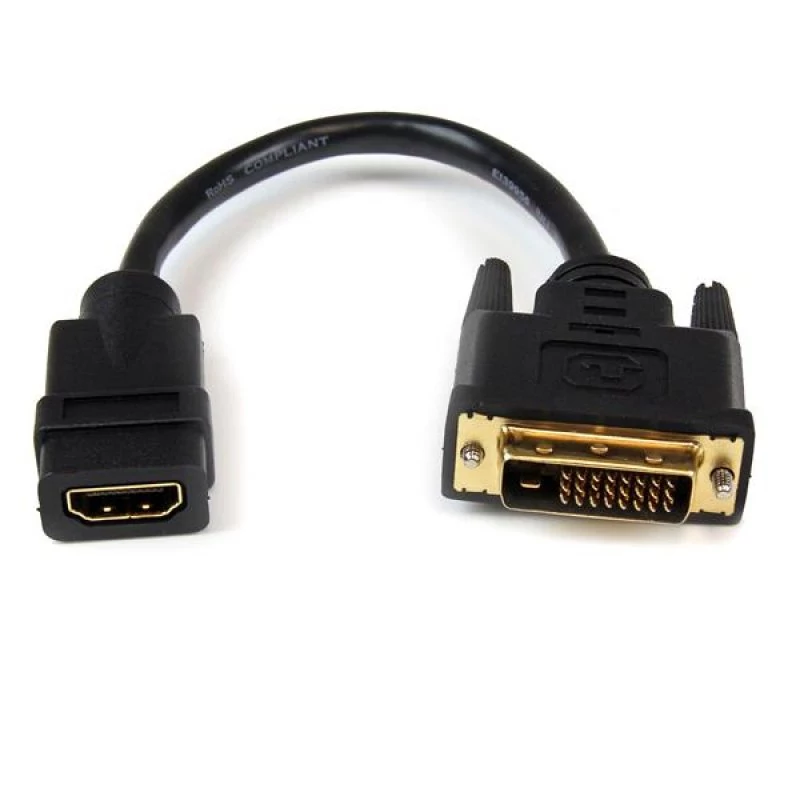 ADAPTADOR 20CM HDMI A DVI - DVI-D M