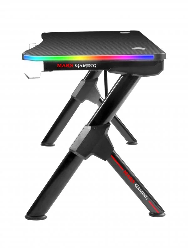 Secretária Gaming Mars Gaming MGD RGB Gaming Desk Preta