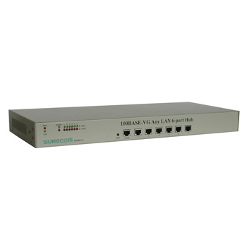 HUB SURECOM 506VG 6P 10/100 MBPS RACK