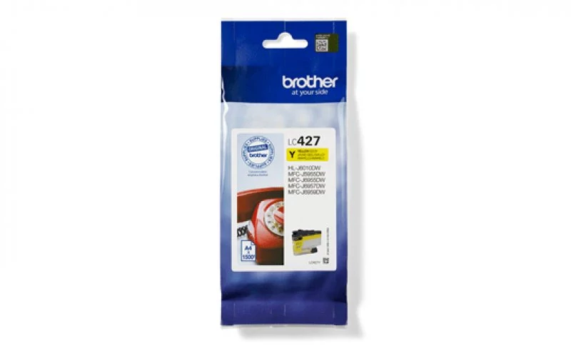 BROTHER LC427Y Yellow Ink Cartridge 1500 Pages