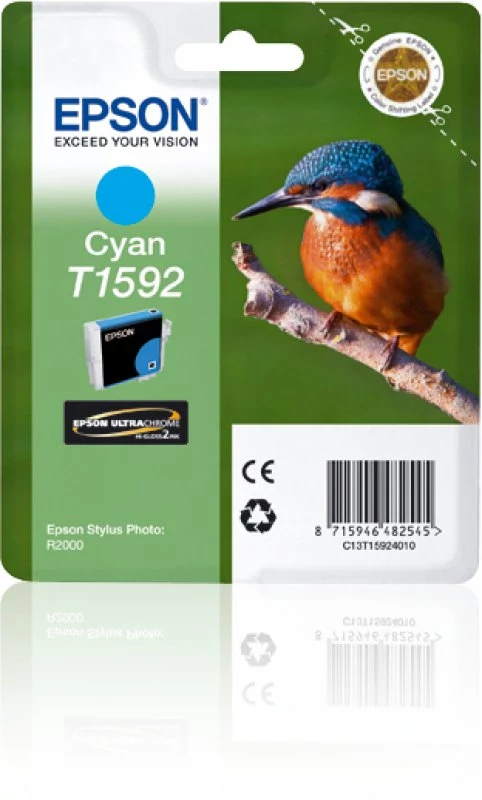 Tinteiro EPSON T1592 Ciano - Stylus Photo R2000