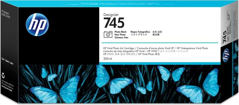 HP 745 300-ml Photo Black Ink Cartridge - preço válido até fim de stock das unidades pré estabelecidas
