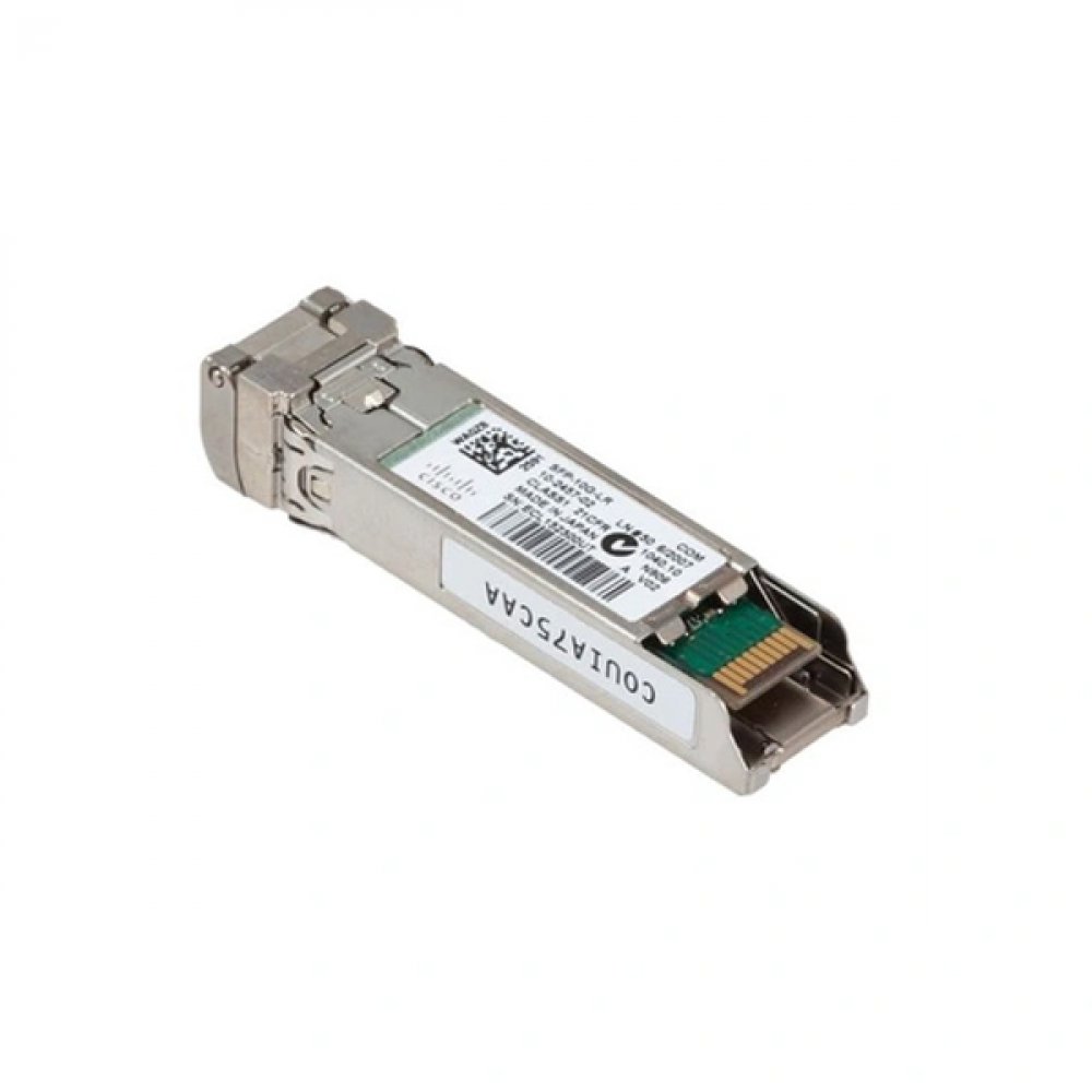 Cisco - M?dulo de Transceptor Sfp+ - 10 Gige - 10gbase-lr - Modo ?nico Lc/pc - at? 10 km - 1310 nm - Para Catalyst Ess9300, Switch Module 3012, Switch Module 3110g, Switch Module 3110x, Nexus 5010