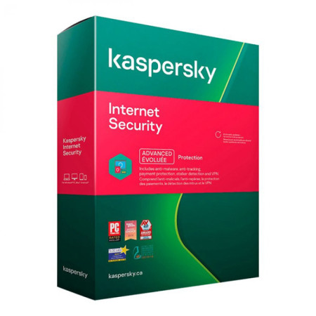 KASPERSKY INTERNET SECURITY 2 USER 1Y RETAIL