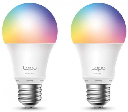 Lâmpada TP-Link Smart Wi-Fi Light Bulb, Multicolor, 2-Pack