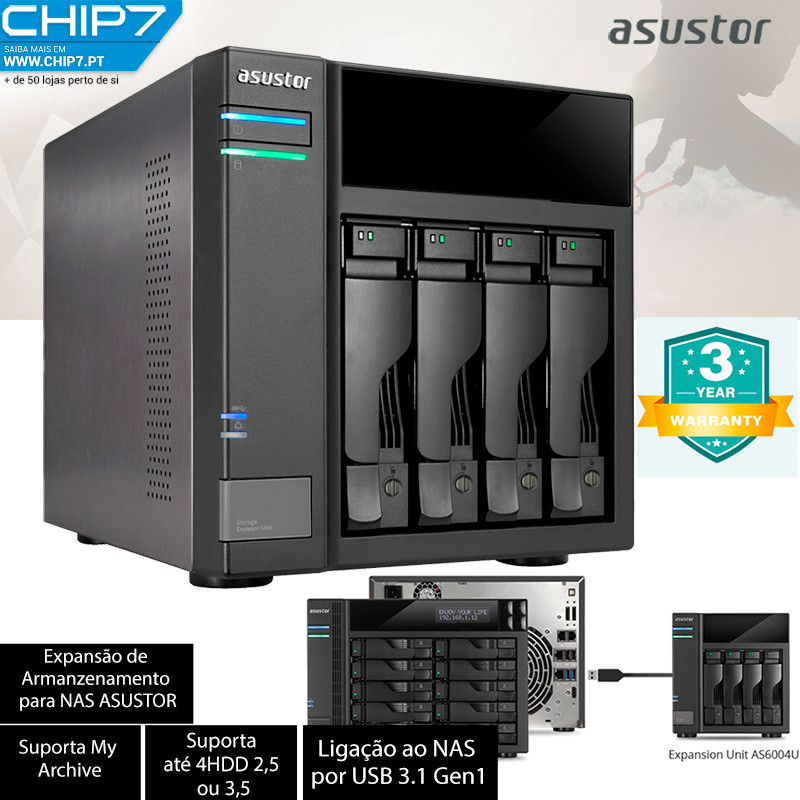 AS6004U - ASUSTOR NAS