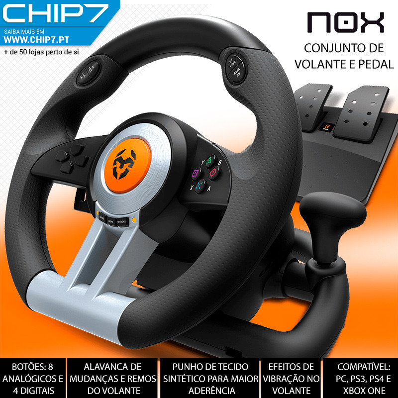 Volante de Jogos NOX Krom K-Wheel