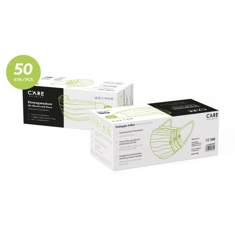 ArtwizzCare - Disposable masks (caixa 50x)