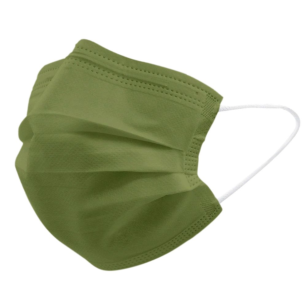 POPme - Disposable mask 5x (army green)