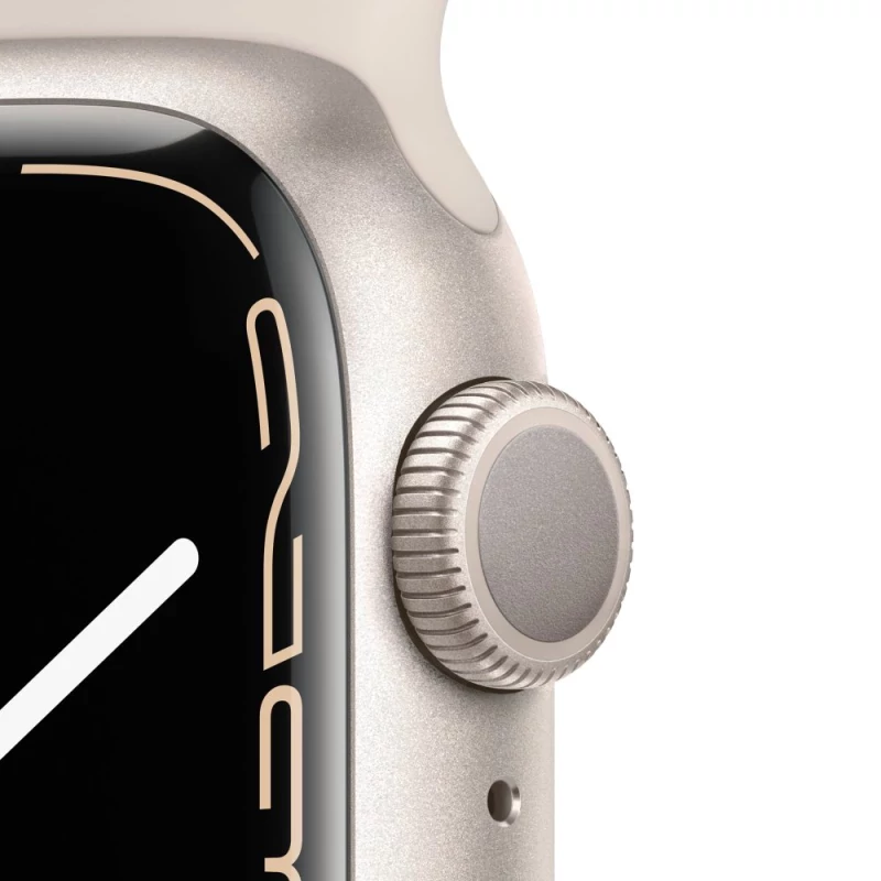 Apple Watch Series 8 GPS+Cellular 45mm Aço Inoxidável Dourado com Bracelete  desportiva Luz das estrelas