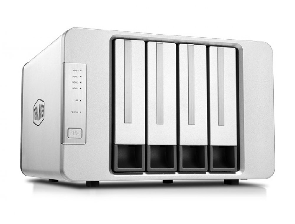 NAS TERRAMASTER F4-421 PARA 4 HDD/SSD, RAID 0, 1, 5, 6, 10 CPU QC J3455 1.5GHZ 4GB 2X 1GBE LAN, 2X USB 3.0, HDMI