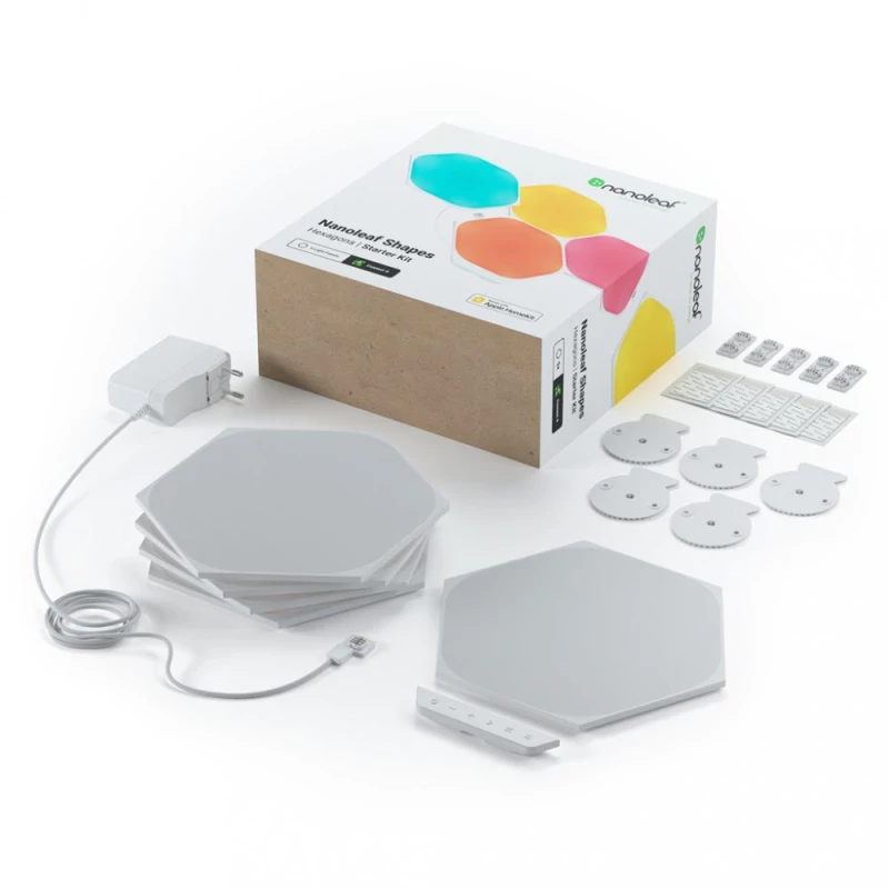 Nanoleaf Shapes Hexagonal Starter Kit 15 painéis de LED