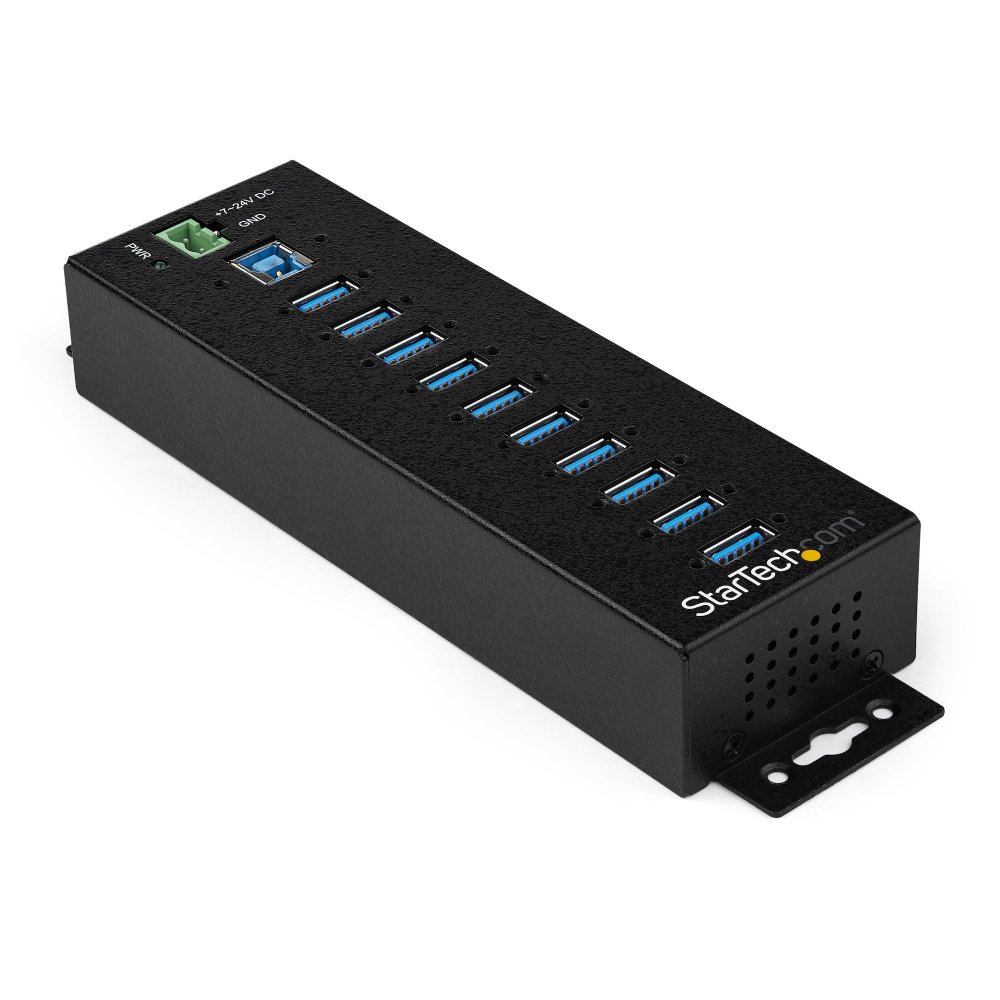 HB30A10AME HUB de Interface USB 3.2 GEN 1 (3.1 GEN 1) TYPE-B 5000 Mbit/s Preto