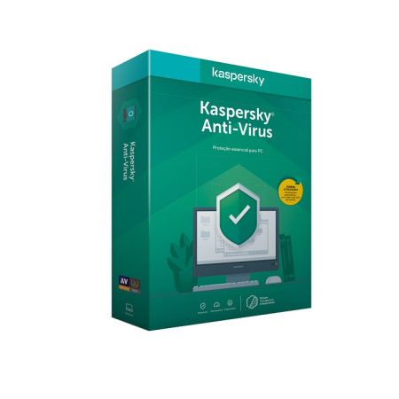 Software Kaspersky Anti-Virus 3 User 1 Ano BOX