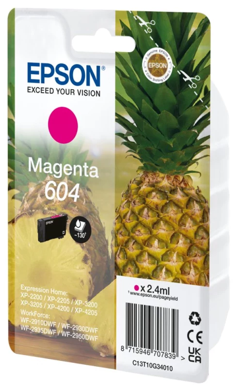 EPSON 1LB Singlepack Magenta 604 Ink w/s