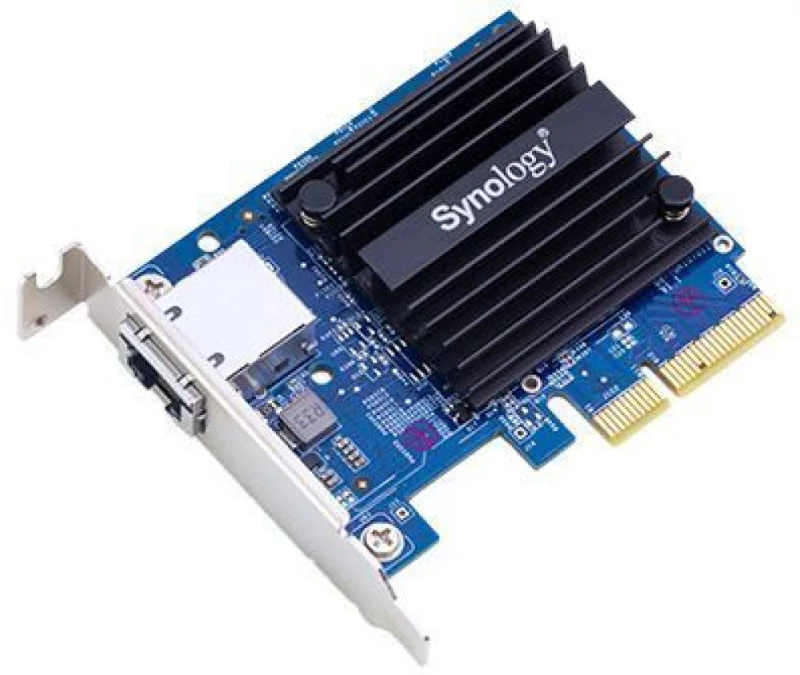 Synology E10G18-T1 - Adaptador de rede - PCIe 3.0 x4 baixo perfil - 10Gb Ethernet x 1 - para Disk Station DS1618, RackStation RS1219, RS2418, RS2818, RS3618, RS818