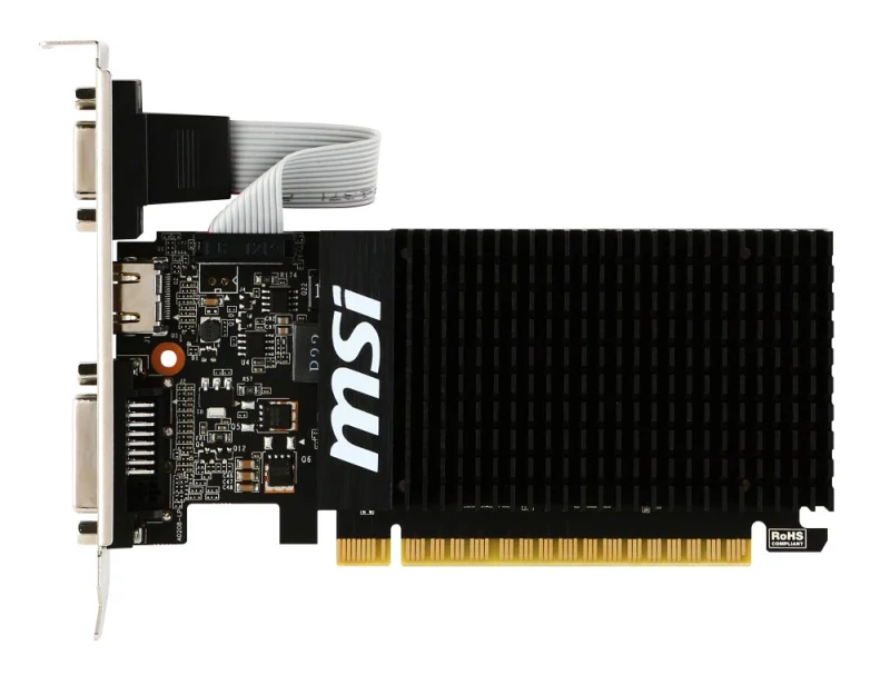 Placa de Vídeo 1GB MSI GeForce GT 710 DDR3 64Bits