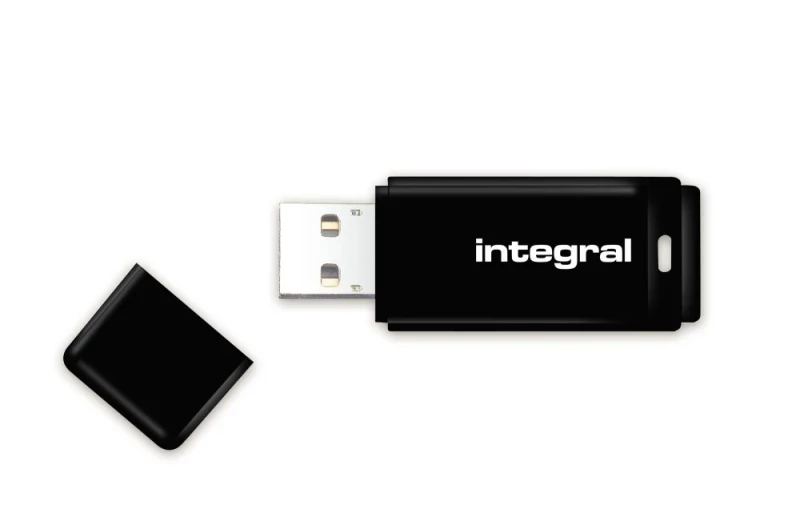 INTEGRAL PEN 64GB BLACK USB 2.0 TYPE-A PRETO