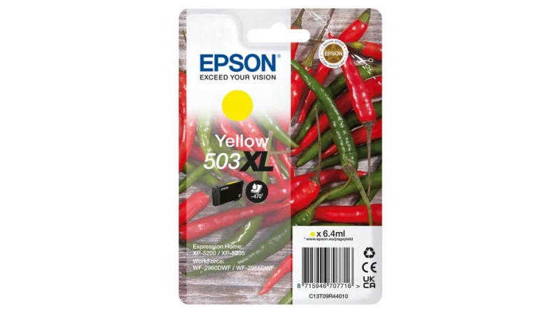 Tinteiro EPSON 503 amareloXL - WF-296x, XP-520x