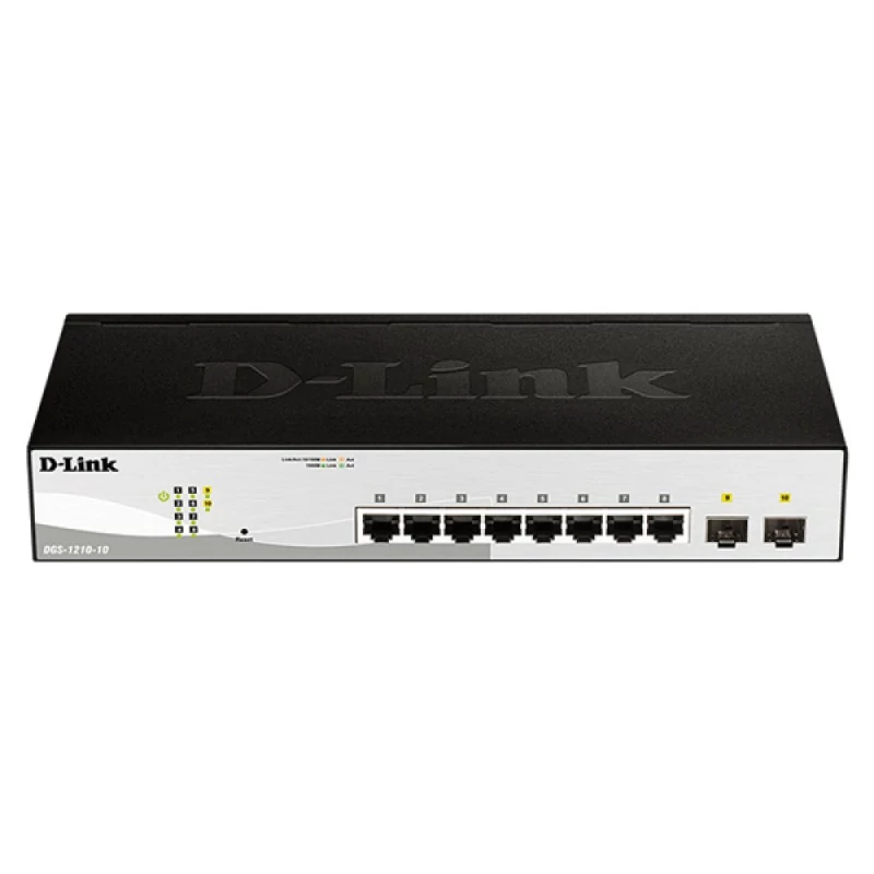 Switch D-Link DGS-1210-10 10 Portas 10/100/1000Mbps Gigabit Smart 2 Portas SFP