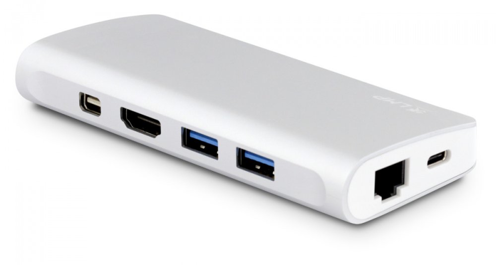 Hub USB LMP - USB-C Travel Dock 4K 9 Portas Prateado