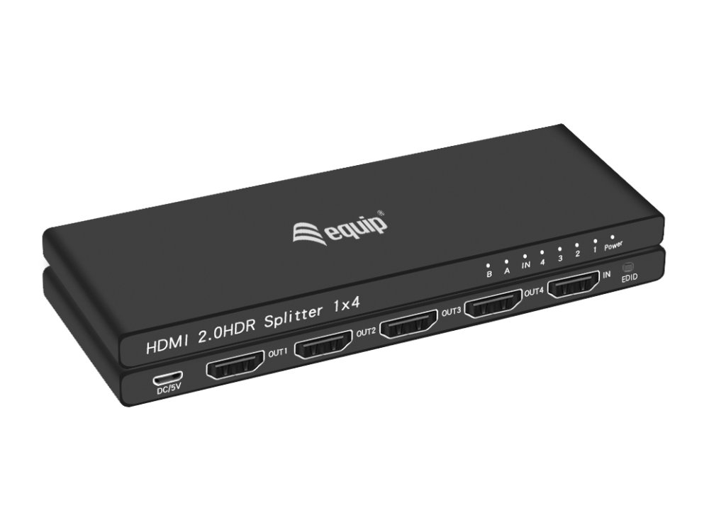 Splitter Ultra Slim 4 Portas HDMI 2.0 - 332717