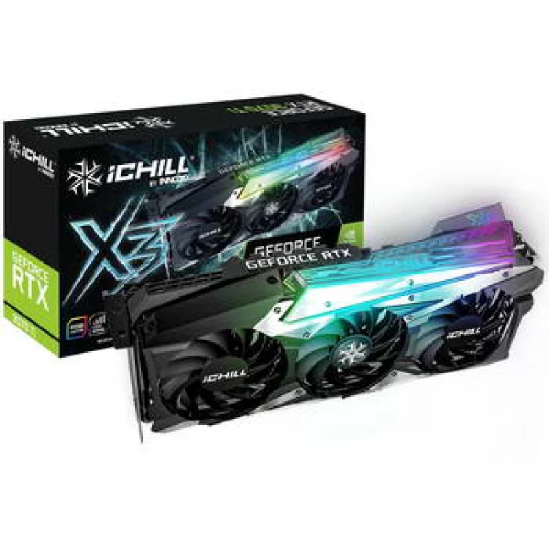 PLACA GRAFICA INNO3D NVIDIA GEFORCE RTX 3070 TI ICHILL X3 8GB