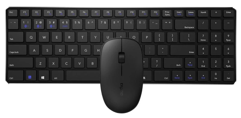 Combo,Kit HAMA KMW,700 Teclado e Rato Wireless, Grey,Black, Teclas  Multimedia, Nano USB , 182677