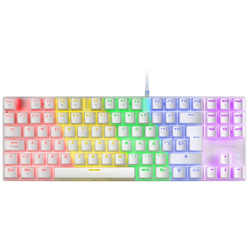 Mars gaming Mk Cloud Gaming Mechanical Keyboard White