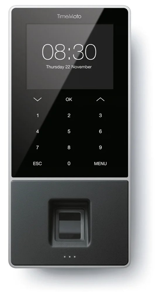 Sistema de Ponto Safescan TimeMoto TM-828 SC com Mifare RFID e sensor de impressão digital 125-0636