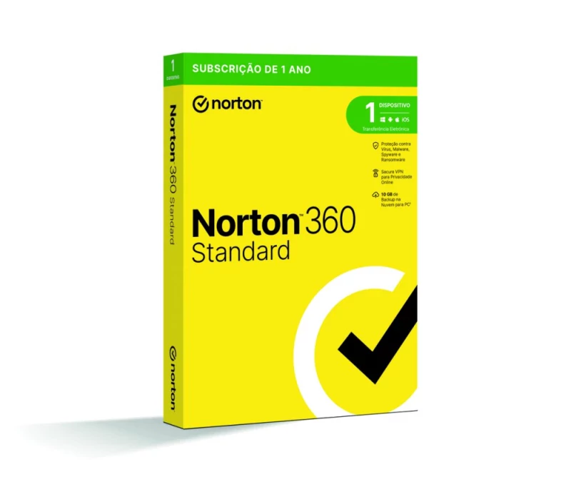 Pack 7 unid. NORTON 360 STANDARD 10GB PO 1 USER 1 DEVICE 12MO GENERIC RSP MM GUM