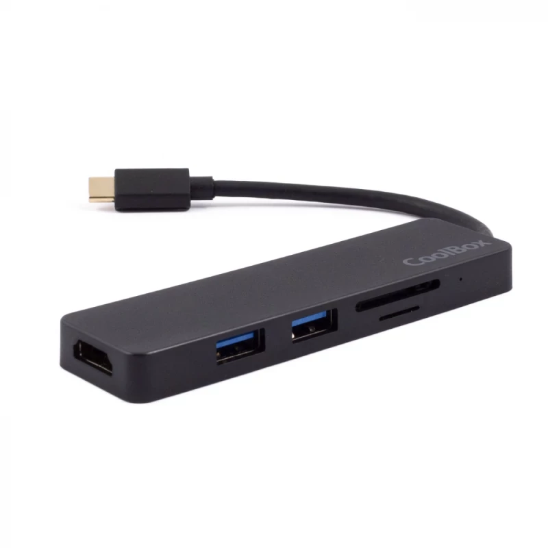 Coolbox Docking Station USB-C HDMI+USB+CR - COO-DOCK-02