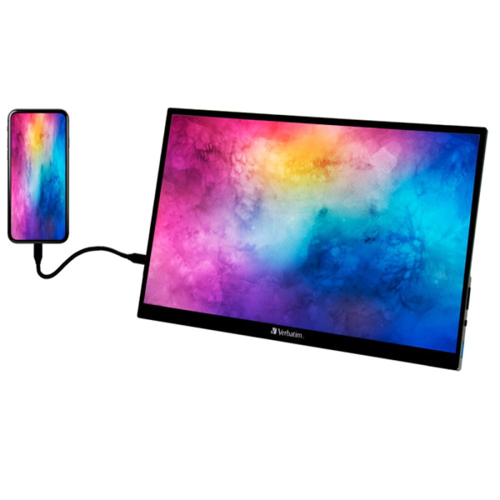 Monitor Portátil Verbatim - 17.3' Full HD IPS Touch / HDR / Metal - PMT-17