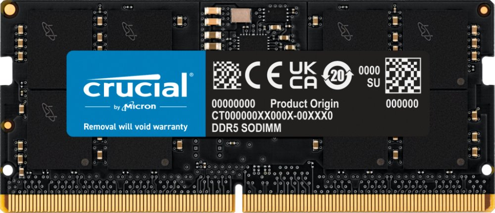 Crucial CT16G48C40S5 Módulo de Memória 16 GB 1 X 16 GB DDR5 4800 MHZ