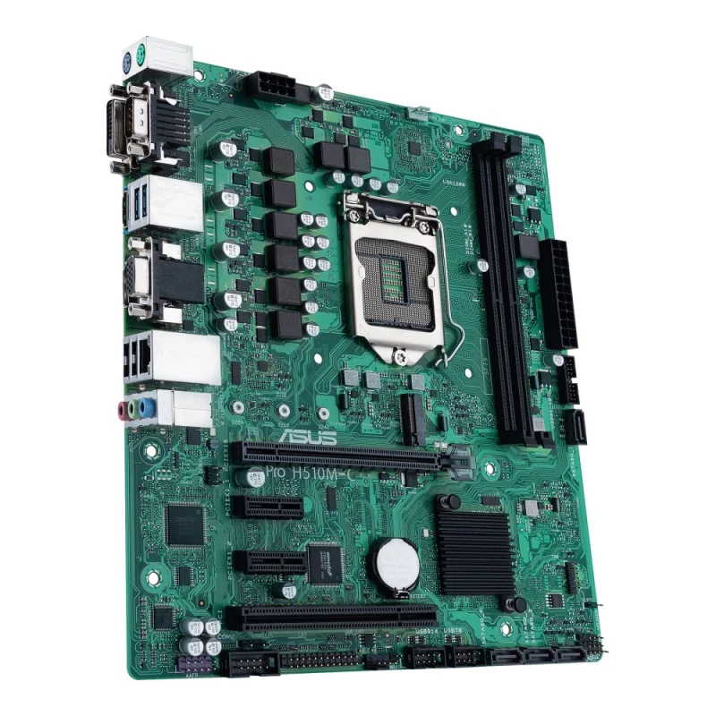 Placa Mãe ASUS PRIME H510M-K, Chipset H510, Intel LGA 1200, mATX, DDR4,  90MB17N0-M0EAY0