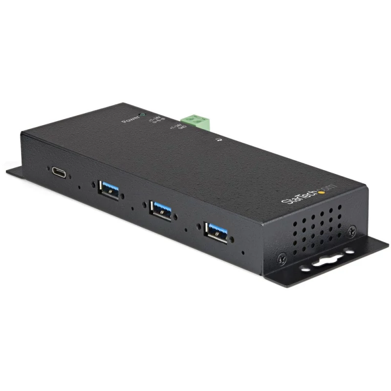 Hub Industrial StarTech USB-C de 4 portas 10 Gbps - 3x USB-A e 1x USB-C