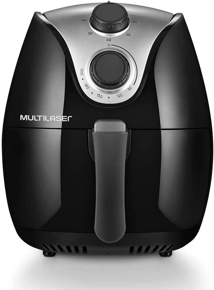 MULTI FRITADEIRA AIR FRYER 4L C/ REDE PRETA 1500W