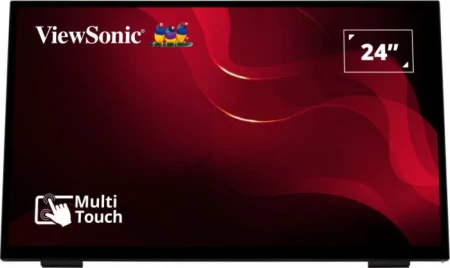 Monitor VIEWSONIC - 23.8" Full HD Touch / VGA HDMI DP USB / COLUNAS - TD2465