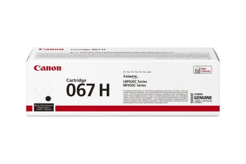 Toner Preto Canon 067 H BK Cartridge