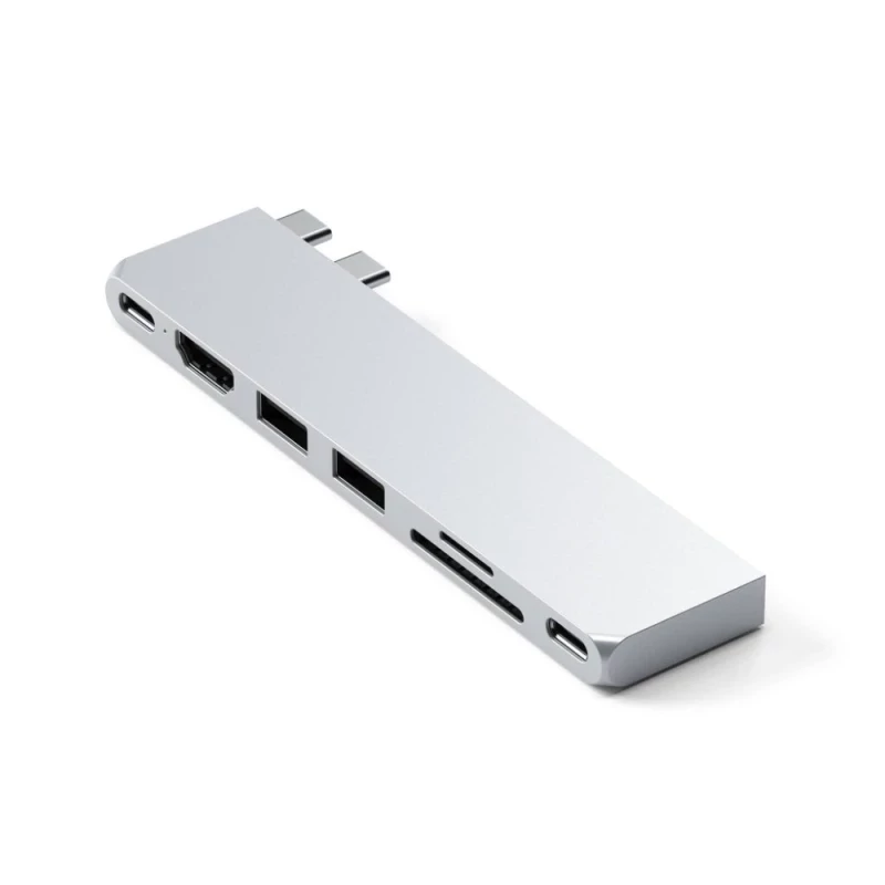 Hub Satechi - USB-C Pro Hub Adaptador Slim (Prateado)