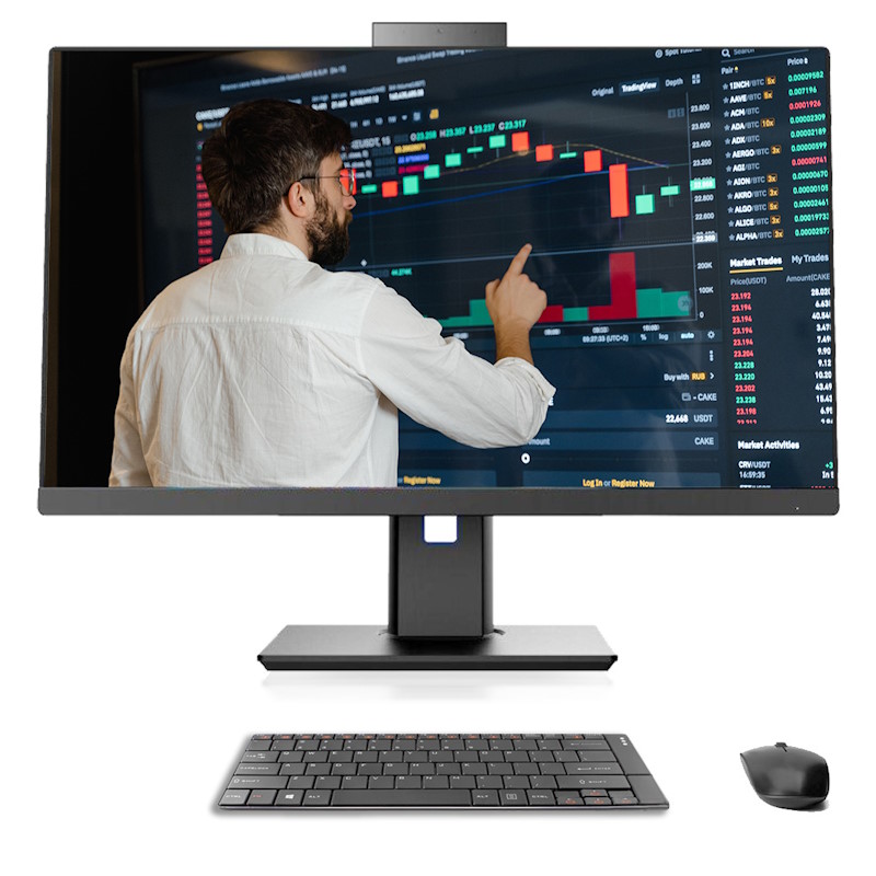 Computador All In One AIO TESLA - I5 12400 / 16GB RAM / 1TB SSD / 27' Full HD / Webcam / S/SO - 2700 PRO
