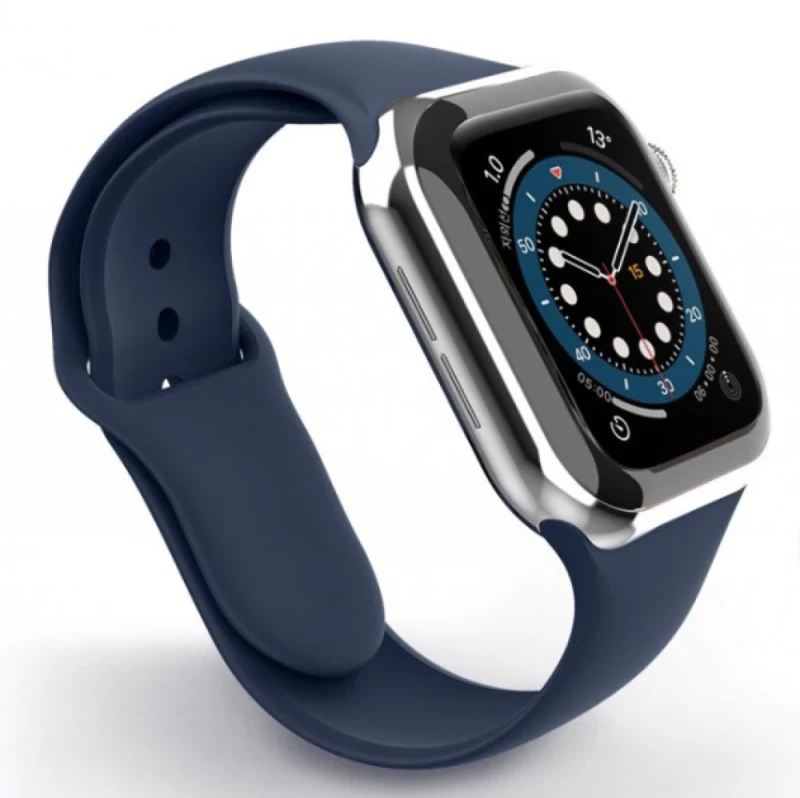 Swissten - Silicone Band for Apple Watch 38-41mm (navy)