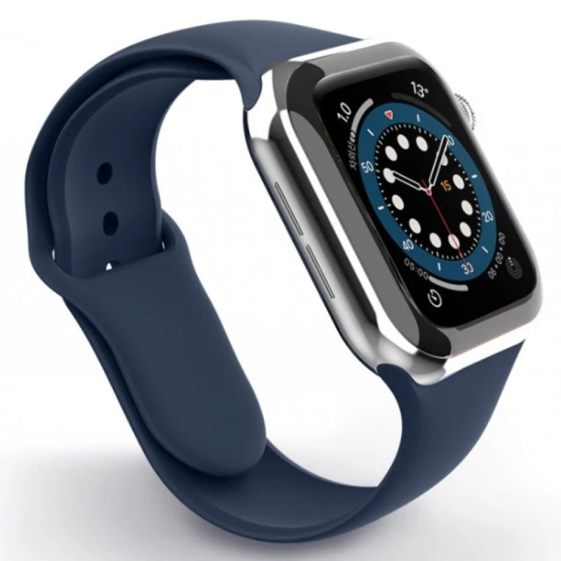 Swissten - Silicone Band for Apple Watch 42-49mm (navy)