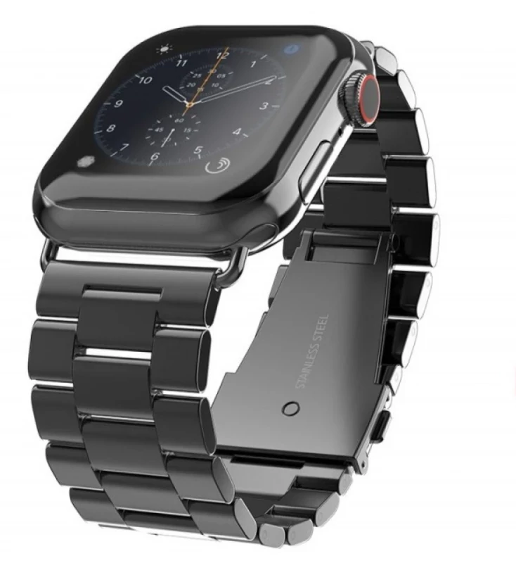 Swissten - Metal Band for Apple Watch 38-41mm (black)