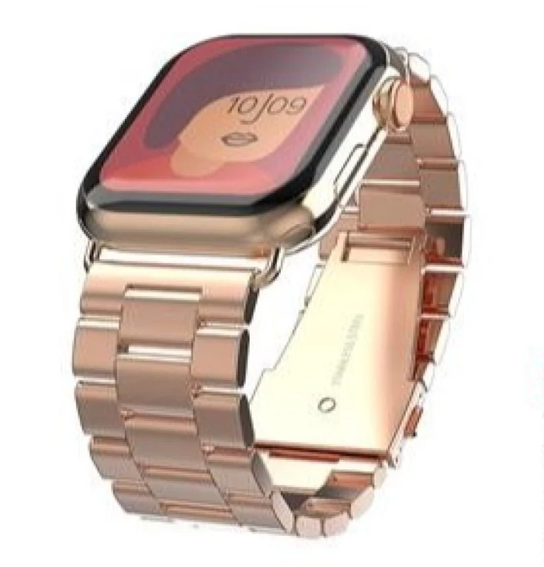 Swissten - Metal Band for Apple Watch 42-49mm (rose gold)